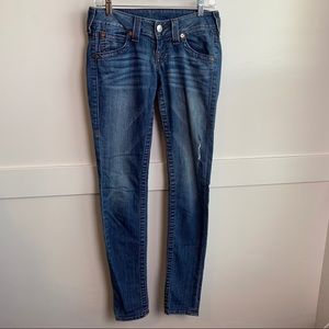 True Religion Medium Wash Skinny Jeans